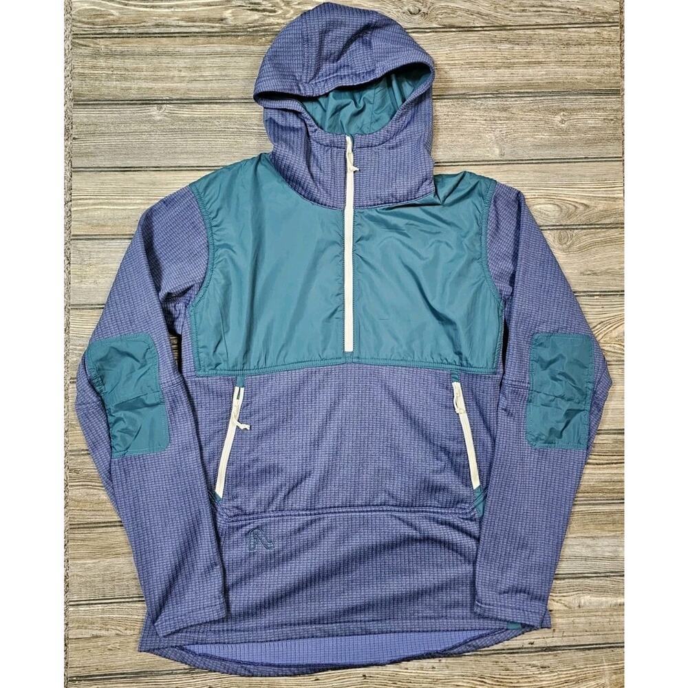 Flylow Womens Daryl Hoody 1/2 Zip Two Tone XL Waffle